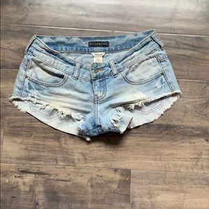Billabong distressed Jean shorts